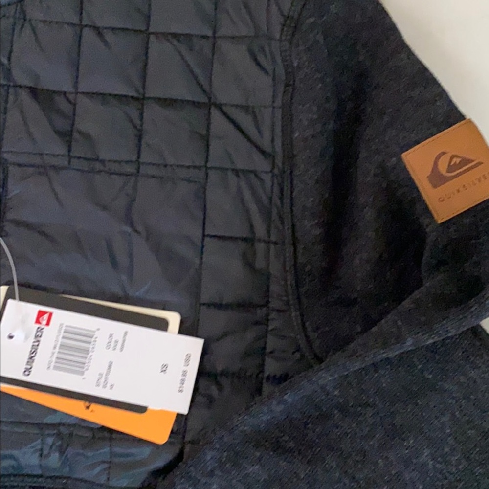 🔥Quiksilver Men's INTO The Wild Fleece Jacket NWT - Picture 4 of 9